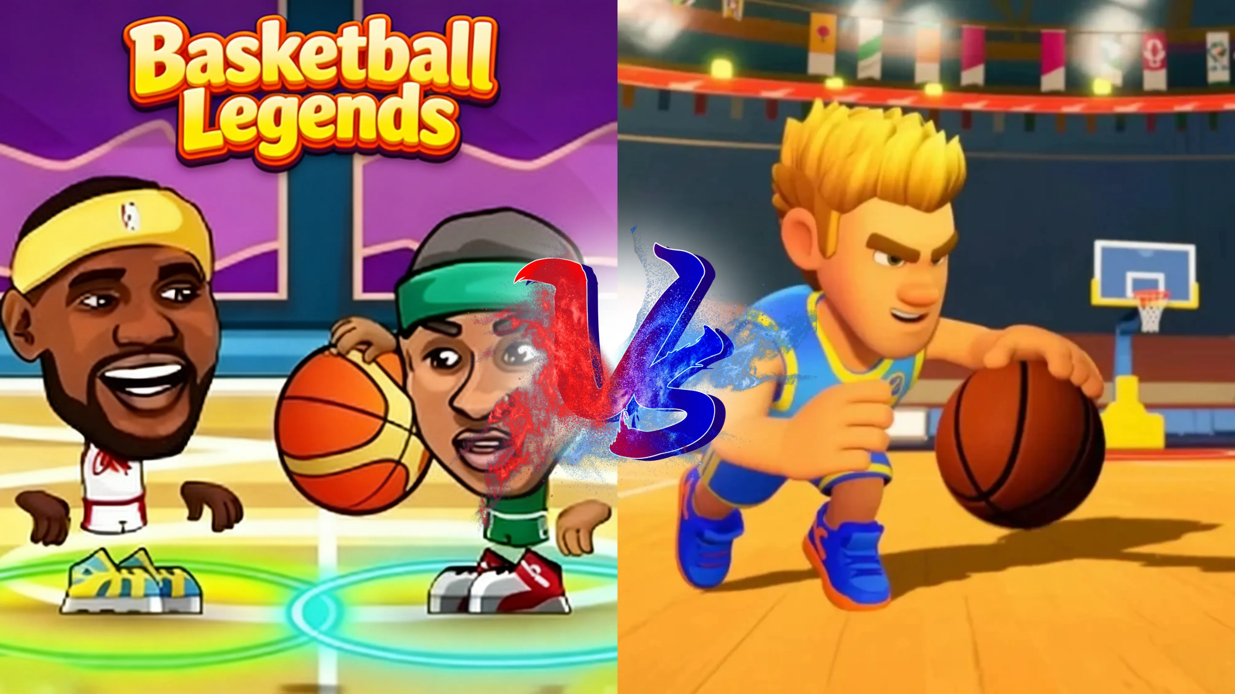 Basketball Legends vs Dunk Dash